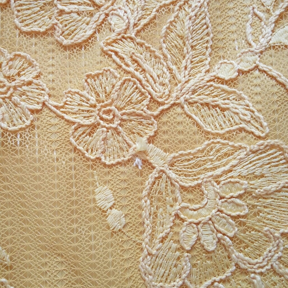 -NWT- Aidan Mattox Tiered Floral Lace Dress 2 - Picture 16 of 16